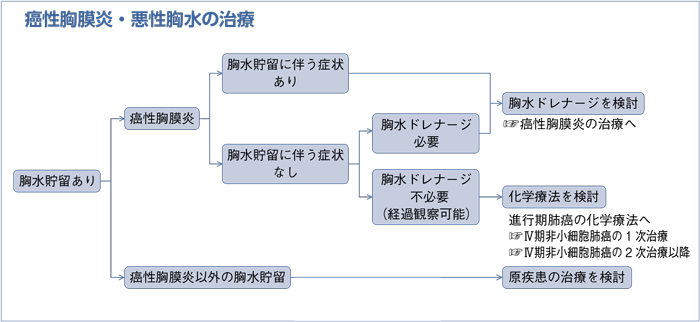 癌性胸膜炎・悪性胸水の治療