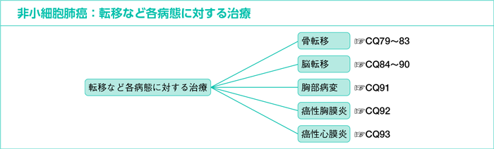 非小細胞肺癌：転移など各病態に対する治療