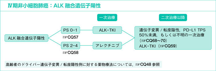 Ⅳ期非小細胞肺癌：ALK融合遺伝子陽性