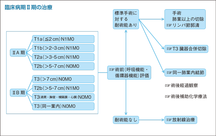 臨床病期Ⅱ期の治療