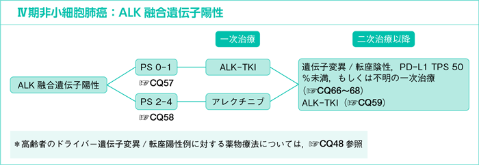 Ⅳ期非小細胞肺癌：ALK融合遺伝子陽性